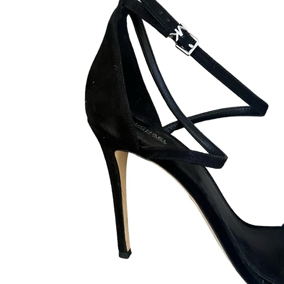 MICHAEL KORS Antonia Suede Sandal Black Size 11 - Picture 12 of 13